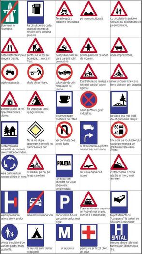 semne-de-circulatie-romania - Bancuri si voie buna