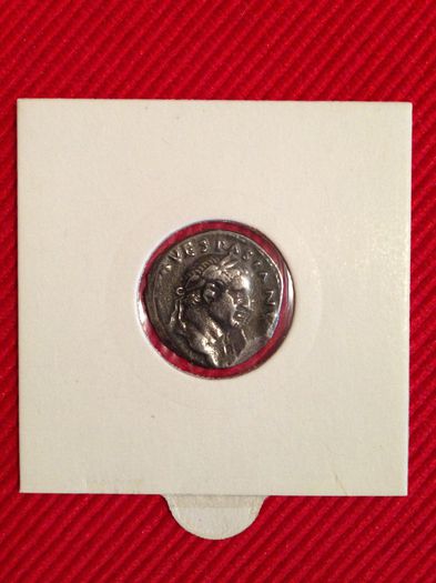 Reproducere moneda antica Vespasian-30 lei