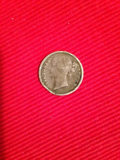 1/4 rupii1840, Ag, India- 78 lei
