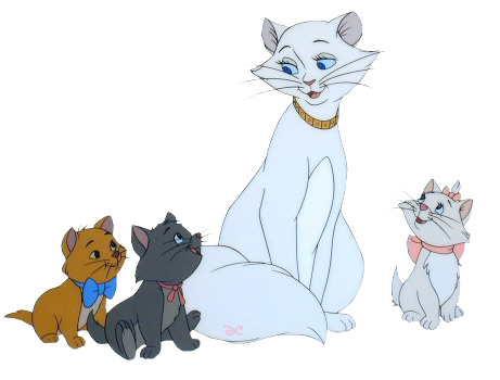 Disney_Aristocats_Duchess_Kittens - desene