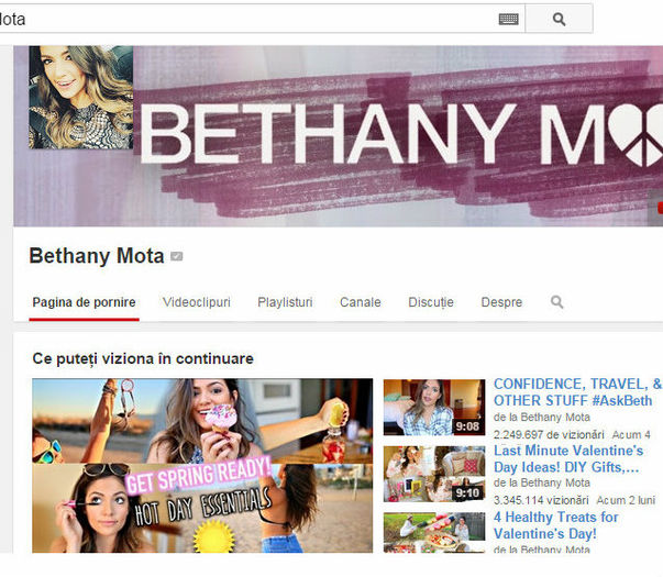 Bethany Mota - Vloggerita mea preferata !! Ma bucur ca este apreciata pentru ceea ce face !!!!1 - my opinion  -- --- game --- unoriginal