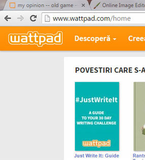 Wattpad - Pai.... Sit-ul unde imi scriu viata ... povestile care prind viata in mintea mea....
