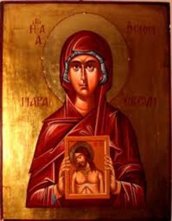 Sfanta Parascheva; Sfanta Parascheva icoana pe lemn pictura bizantina in tempera pe lemn pictata de pictorul Calin Bogatean un urmas al vechilor iconari
