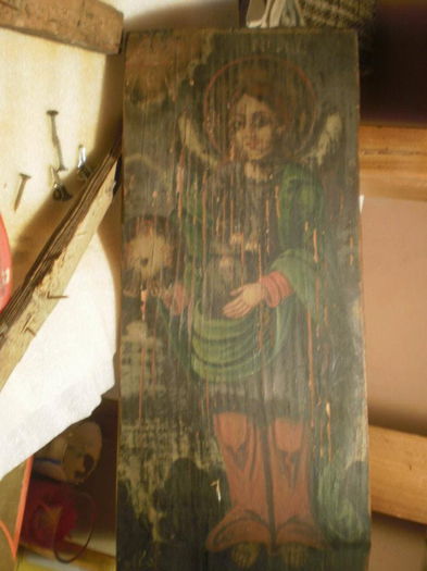 restaurare icoana pe lemn (19); Restaurare icoana Arhanghelii Mihail si Gavril pictura pe lemn restaurare icoane resaturare pictura pe lemn
