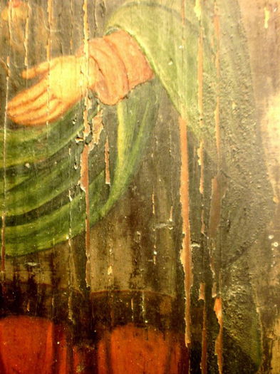 restaurare icoana pe lemn (63); Restaurare icoana Arhanghelii Mihail si Gavril pictura pe lemn restaurare icoane resaturare pictura pe lemn
