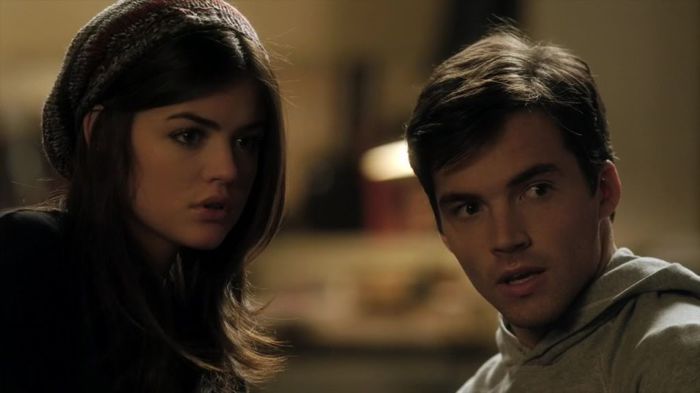 pretty-little-liars-1x17-the-new-normal-aria-montgomery-ezra-fitz-cap - aria amd ezra