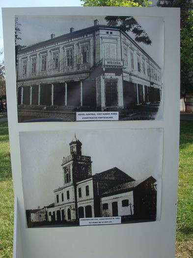 Hotel central, fost Hanul Roșu.  Comanda de foc, construcție în 1886 - Expozitie