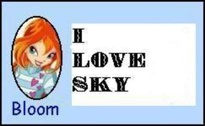 I love Sky - BLOOM
