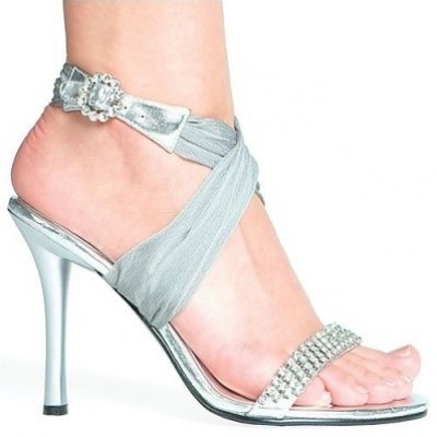 Pantofi argintii - 3 lei - Hilton Shoes