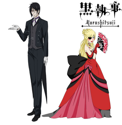 Alice and Sebastian - Caracter kuroshitsuji  ugjgh