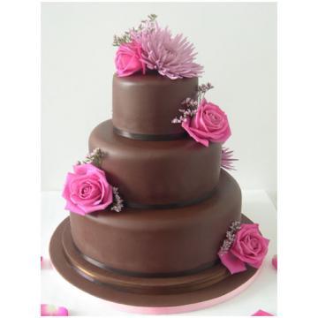Tort cu trandafiri si ciocolata - 5 lei - Hilton Confiseries