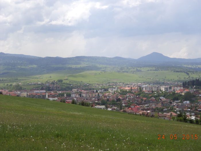 Orasul Toplita de pe deal