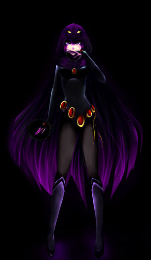 Teen Titans-Raven - 02-Fan arts