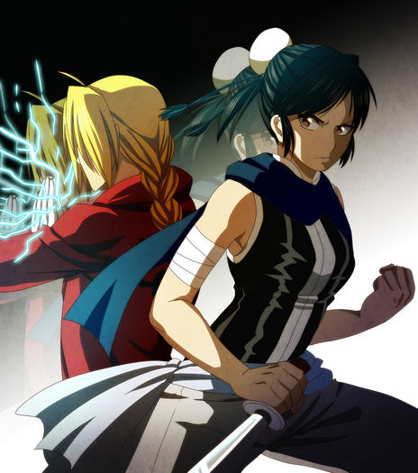 Ed si Huifen, caracterul meu FMA (nu-s cuplati)