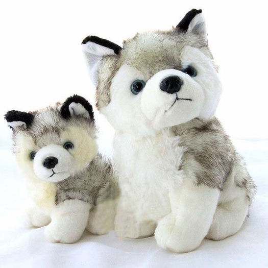 husky-dog-plush-toys-stuffed-animals-toys - plusuri caini