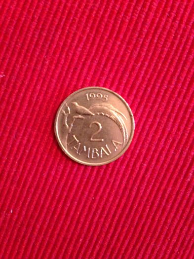 2 tambala, 1995, Malawi aUNC-3 lei