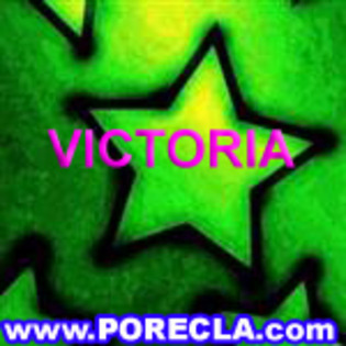 704-VICTORIA steaua verde prenume