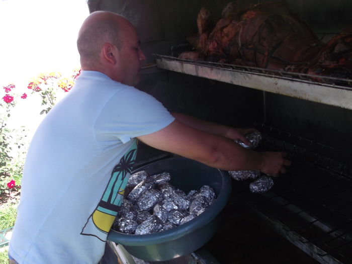 ETAJUL INFERIOR PENTRU CARTOFII COPTI