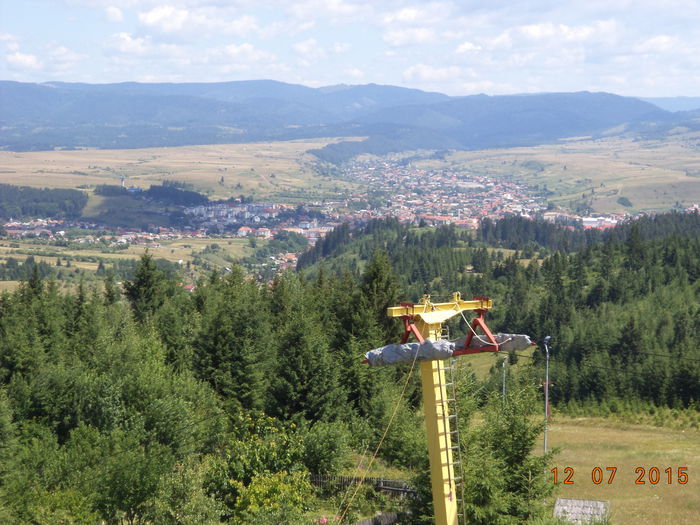 Telescaunul de la partie si Valea Toplitei in departare - POZE FRUMOASE CU DE TOATE