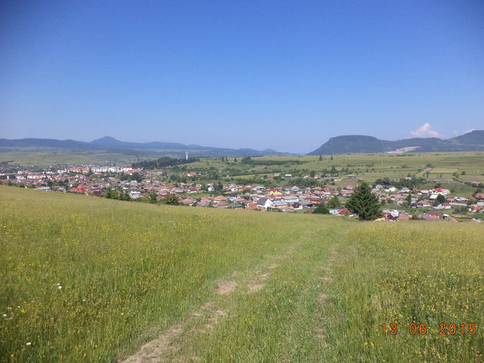 Toplita de pe deal de la mine