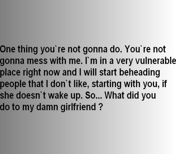 Damon Salvatore said it ;; guessed by #christophrWood
