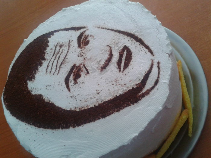 Tort Chipul sau - pentru zi de nastere la 50 ani; foi doboș cu cocos și umplutura de frișcă cu lamaie
