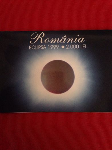 Plic numismatic Eclipsa-30 lei