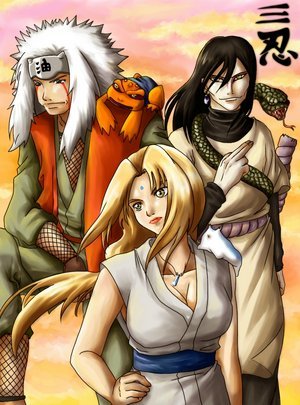 cei trei sanini - Toate imaginile mele cu Naruto
