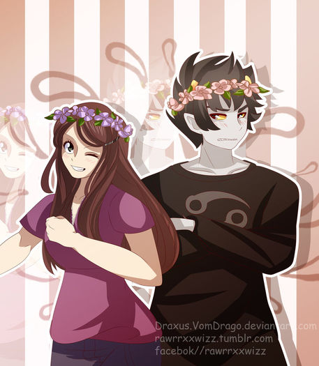 domnu si doamna Vantas. ahhhh karkat :X:X:X:X ilysfm - drawings