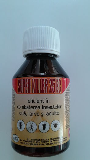 SUPER KILLER 25 EC 100 ML 28 RON SI 50 DE BANI - SUPER KILLER 25 EC 100 ML - 28 RON SI 50 DE BANI