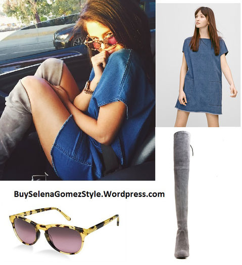 selena-gomez-denim-dress-grey-boots-instagram
