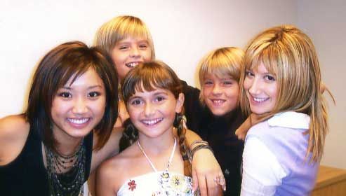 brenda, cole, dylan, ashley and alyson - The suite life Zack and Cody