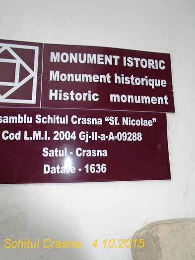 tx 098 schitul crasna  04102015 - 2015_Transalpina_Manastiri