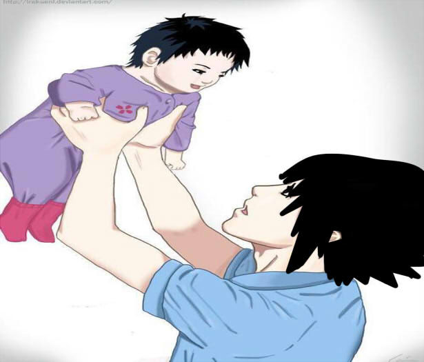 sasuke-n-baby-uchiha - ash ron