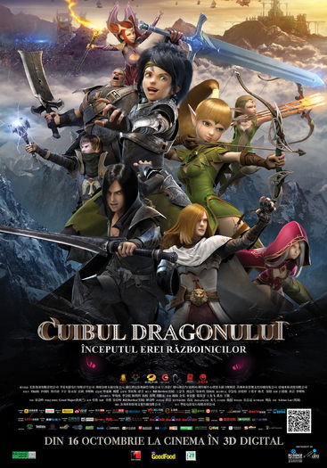 Din 16 oct,  Dragon Nest: Warriors' Dawn (2014) - Filme in curand