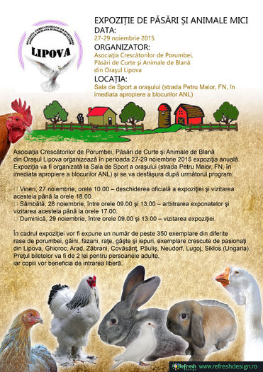 expozitie_pasari_animale_mici - Comunicate si Expozitii