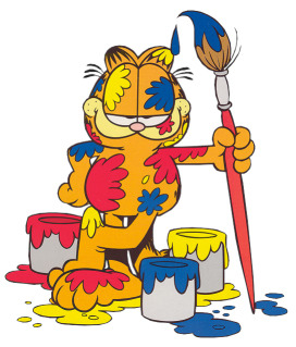 Garfield-painting - garfield