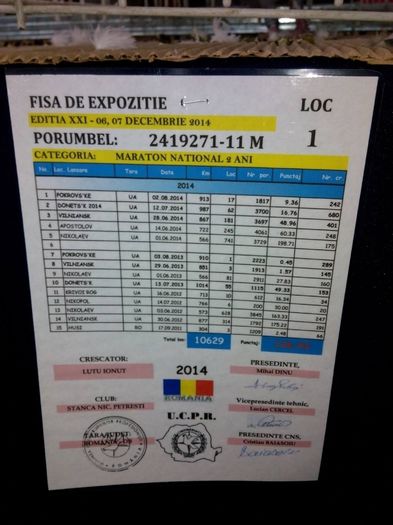 FISA DE EXPO FALCAO; VALOARE
