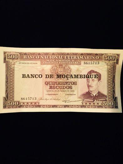 500 escudos, Mozambic-6 lei