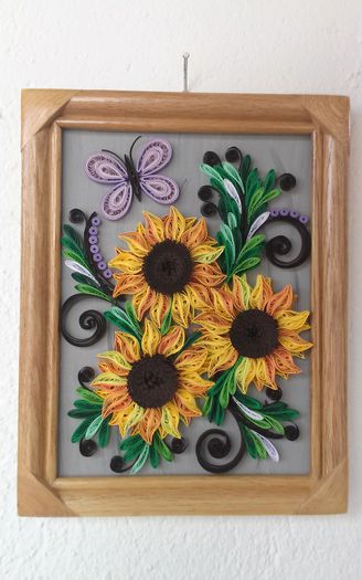 139 Tablou Quilling 18cm-23cm 40 lei