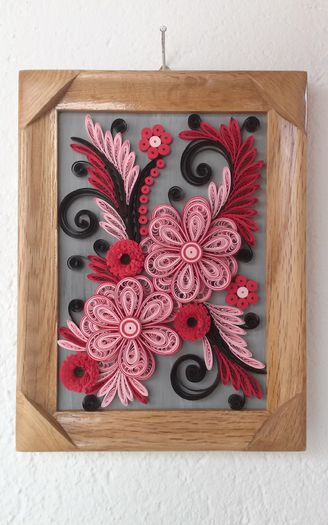 149  Tablou Quilling 18cm-23cm 40 lei