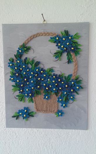 160 Tablou Quilling 24cm-30cm 100 lei