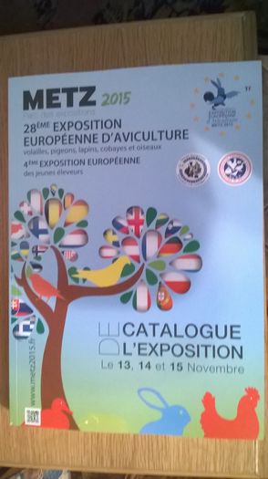 Catalogul Expoziție - Expozitia Franta Europeana Metz 13-14-15 noiembrie 2015