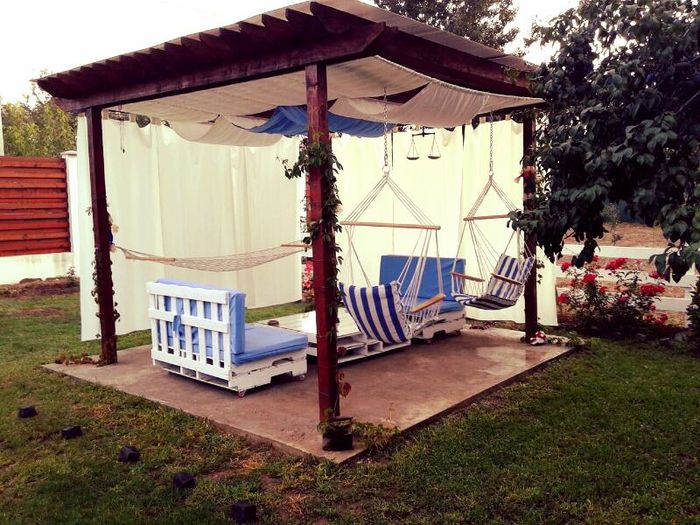 si FINALUL!! RELAXARE PLACUTA - DYI PROJECT PERGOLA