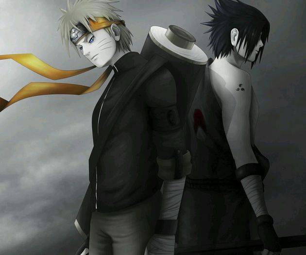 Naruto si Sasuke - Poze anime