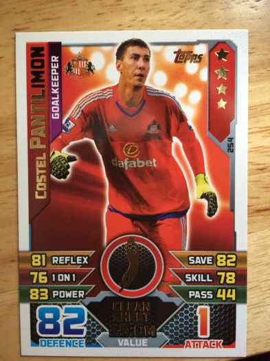 15-16 Sunderland - Costel Pantilimon