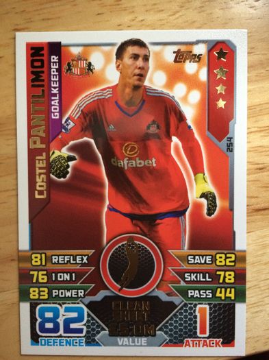 15-16 Sunderland - Costel Pantilimon