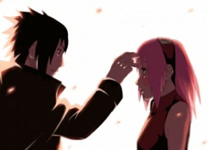 Sakura Haruno cu Sasuke Uchiha..