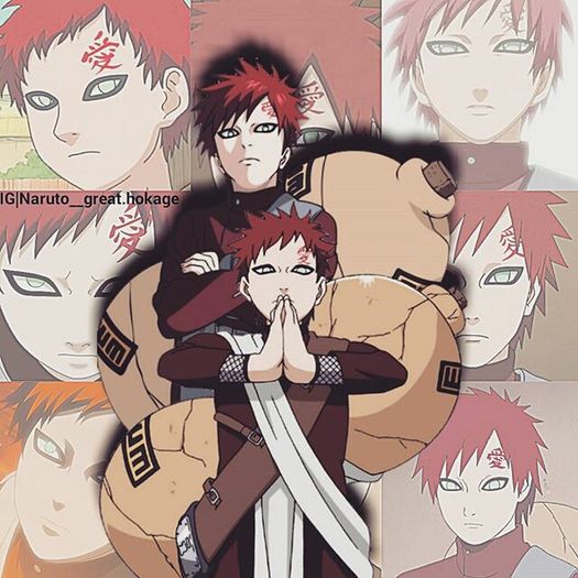 Gaara ..Stapanul Desertului - Poze cu Personaje din Naruto