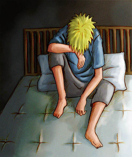 Diminetile triste sunt mereu prin mintea lui Naruto - Poze naruto